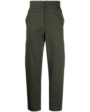 Ferrari Colour-block-detail Tapered Pants - Green