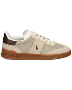 Polo Ralph Lauren Heritage Aera Logo Detail Trainers - Multicolour