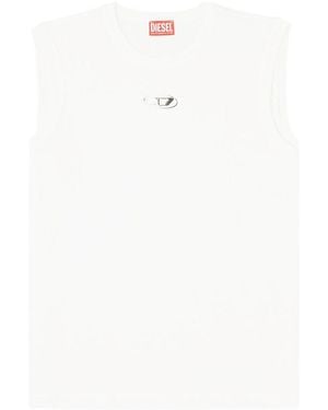 DIESEL T-Bisco-Iod Tank Top - White