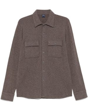 Fedeli Corviglia Cashmere Overshirt - Brown