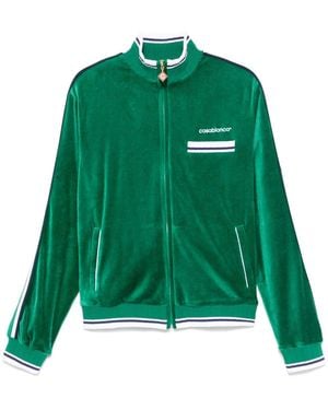 CASABLANCA Velour Jacket - Green