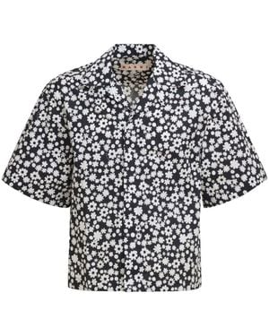 Marni All-Over Floral Print Shirt - Black