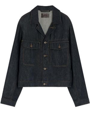 Lemaire Denim Cotton Jacket - Black