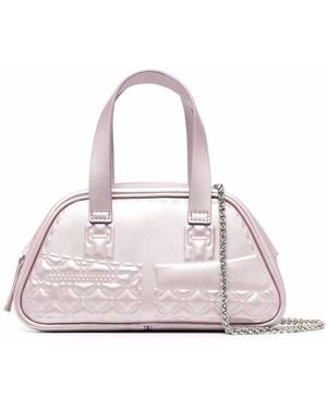 forBitches Quilted Faux Leather Tote - Pink