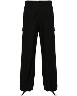 KENZO Cotton Cargo Pants - Black