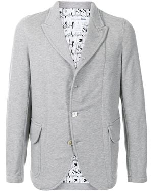Comme des Garçons Single-Breasted Cotton Blazer - Grey