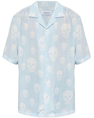 McQueen Printed Hawaiian - Blue