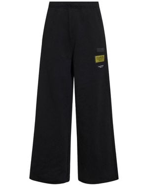 MM6 by Maison Margiela Elasticated Patch Pocket Trousers - Black