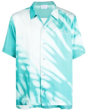 BLUE SKY INN Graphic-Print Short-Sleeve Shirt - Blue