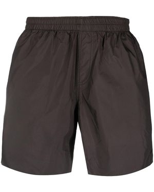 Lanvin Elasticated-Waistband Swim Shorts - Grey