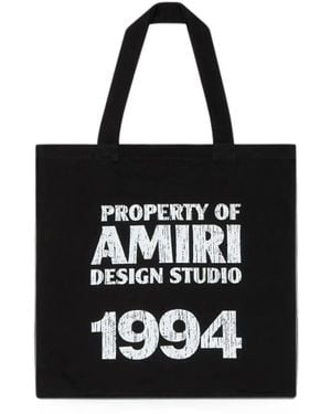 Amiri 1994 Canvas Tote Bag - Black