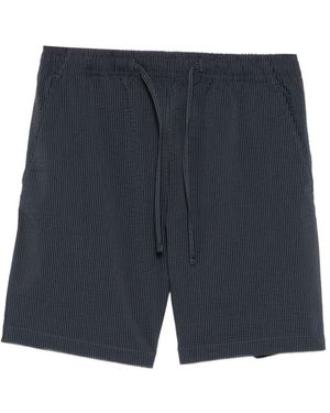 Lacoste Bermuda À Lien De Resserrage Contrastant - Blue