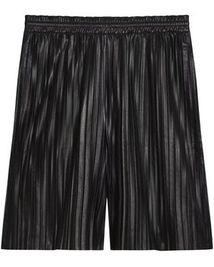 Helmut Lang Leather Shorts - Black