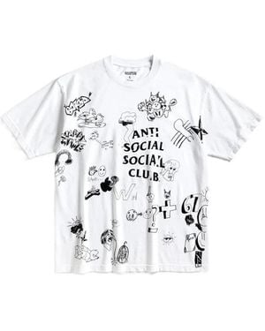 ANTI SOCIAL SOCIAL CLUB Illustrated-Print T-Shirt - White