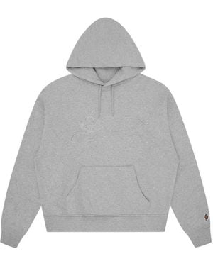 ICECREAM Running Dog Embroidered Hoodie - Gray