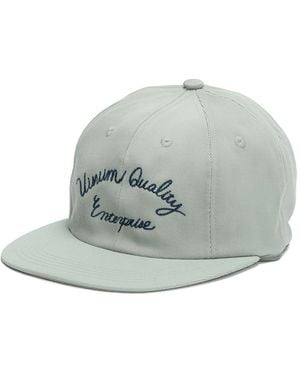Visvim Embroidered Flat-Peak Cap - Grey