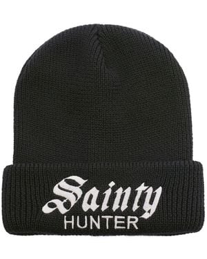 SAINT Mxxxxxx Embroidered Beanie - Black