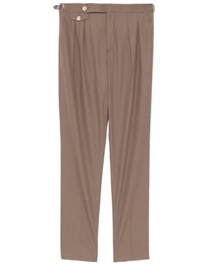 Brunello Cucinelli Pleated Trousers - Brown
