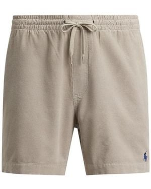 Polo Ralph Lauren Corduroy Drawstring Shorts - Grey