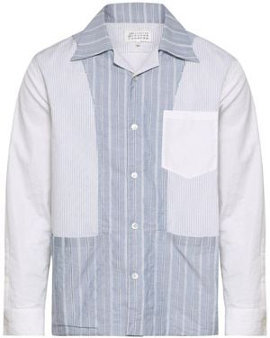 Maison Margiela Long-Sleeved Shirt - Blue