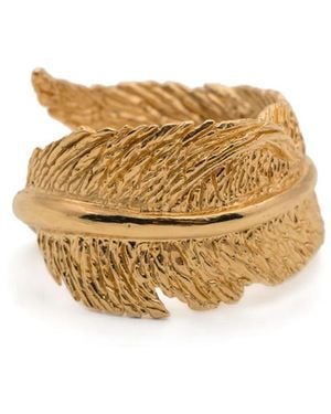 M. Cohen Feather Ring - Metallic