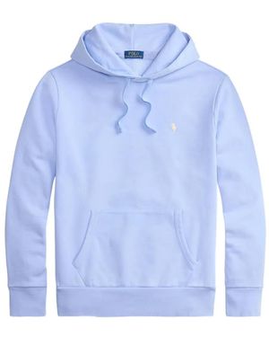 Polo Ralph Lauren Logo-Embroidered Hoodie - Blue