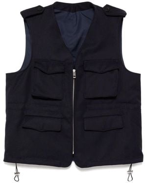 Caruso Padded Gilet - Blue
