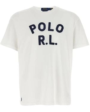Polo Ralph Lauren Logo-Patch T-Shirt - White