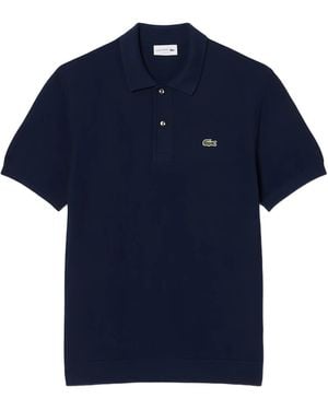 Lacoste Buttoned Polo Shirt - Blue