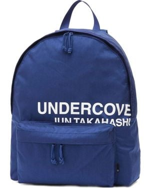 Undercover Logo-Print Backpack - Blue