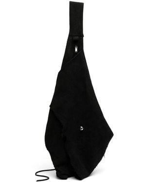 Undercover Leather Tote Bag - Black