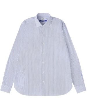 Junya Watanabe Stripe Dlong-Sleeved Shirt - White