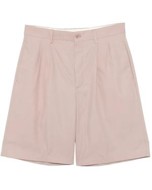 Tagliatore Cabana Pleated Shorts - Pink