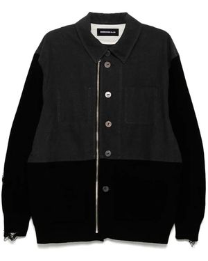 Undercover Panelled Shirt Jacket - Black