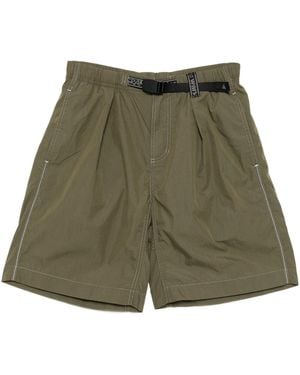 and wander X Gramicci Belted Shorts - Green