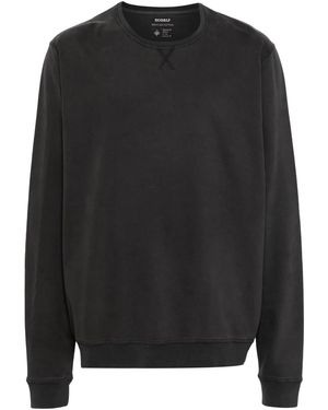 Ecoalf Slogan-Print Crew-Neck Sweatshirt - Black