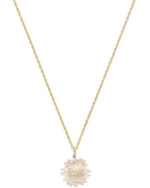 Bleue Burnham Truth Sun-motif Necklace - Metallic