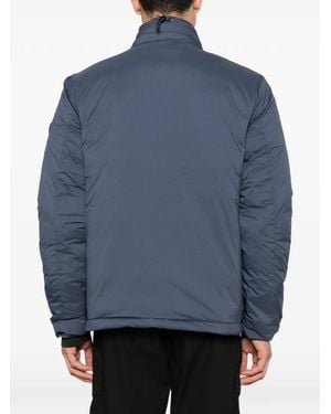 Canada Goose Lodge Quilted Logo-Patch Jacket - Blue
