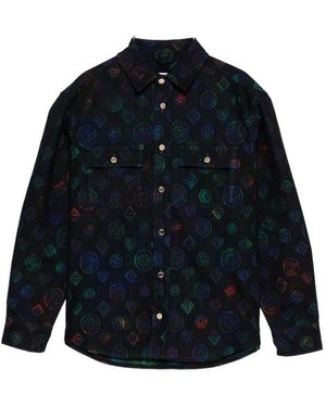 CASABLANCA Heatmap Denim Shirt - Blue