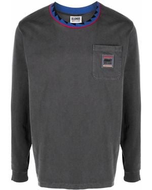 BBCICECREAM Cotton Contrasting-collar Sweatshirt - Grey