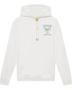 CASABLANCA Tennis Club Icon Sweatshirt - White