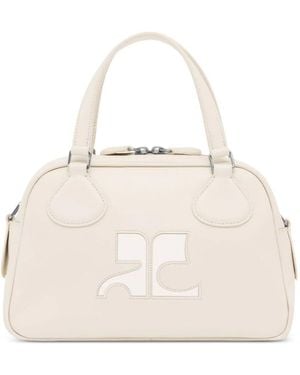 Courreges Reedition Bowling Bag - Natural