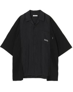 Undercover Pinstripe Pocket Shirt - Black