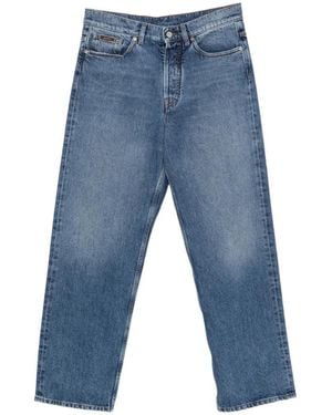 Moncler Straight Leg Denim Jeans - Blue