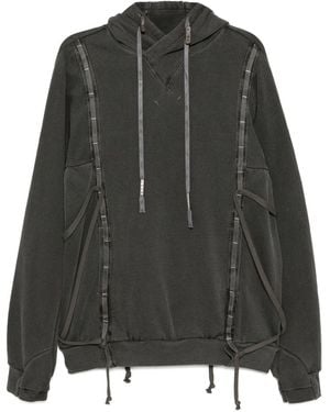 Boris Bidjan Saberi Cotton Hoodie - Grey