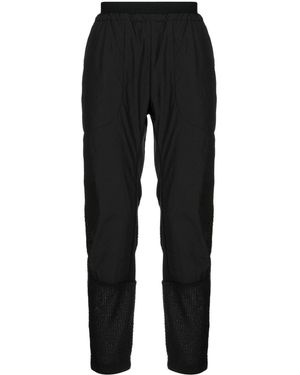 and wander Fleece-Panel Trousers - Black