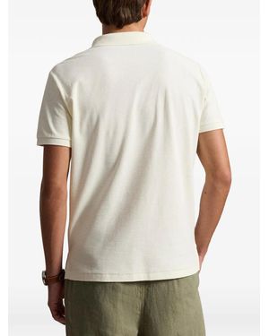 Polo Ralph Lauren Honeycomb Mesh Polo - White