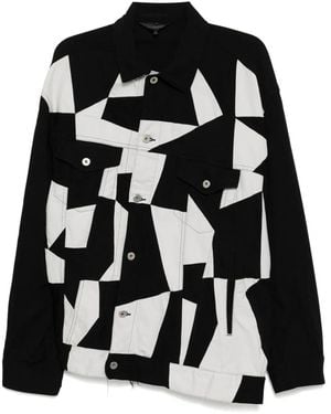 COMME DES GARÇON BLACK Patchwork Jacket - Black