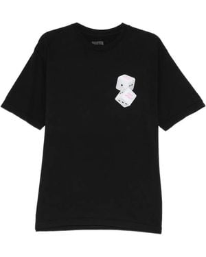 ANTI SOCIAL SOCIAL CLUB Dice-Print Cotton T-Shirt - Black