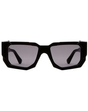 Kuboraum F6 Geometric Sunglasses - Black